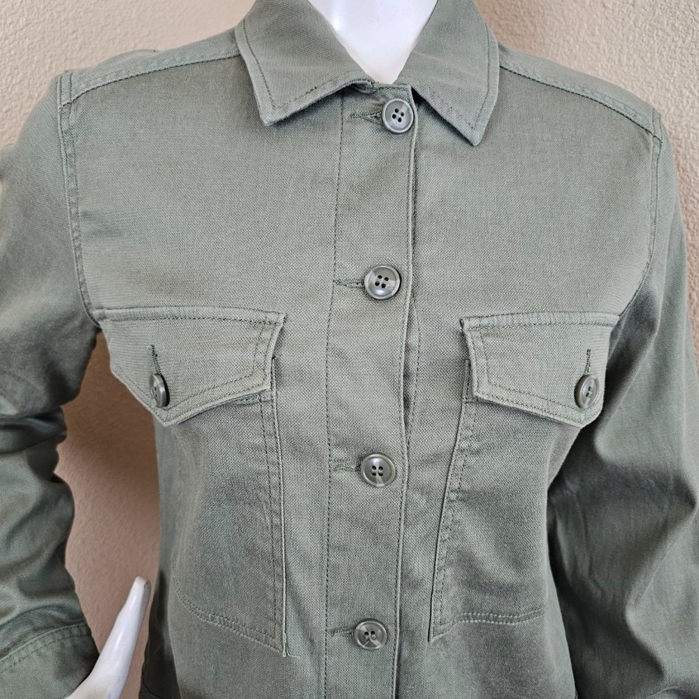 Liverpool Olive Green Utility Jacket - Picture 4 of 14